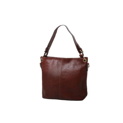 Sac à main Katana cuir de vachette gras K 32598 - Marron