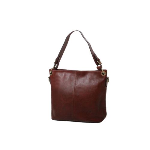 Sac à main Katana cuir de vachette gras K 32598 - Marron