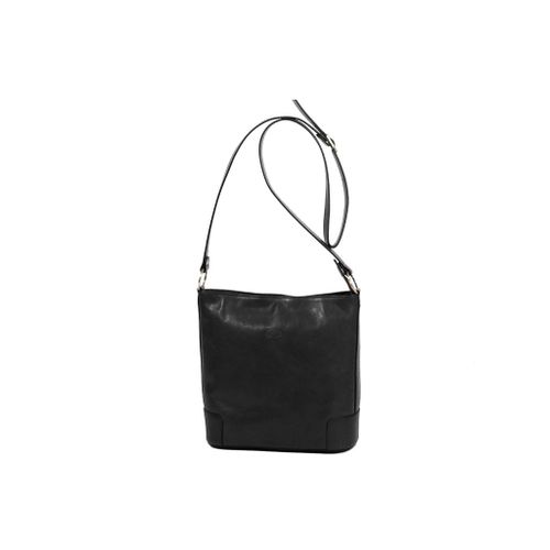 Sac à main/ Besace Katana en cuir de Vachette collet K 82596 - Noir