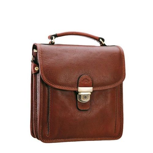 Sacoche Katana cuir de Vachette gras K 31020 - Marron