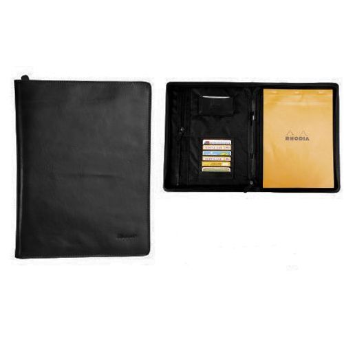 Conférencier Katana cuir de Vachette pleine fleur K 6800 - Noir