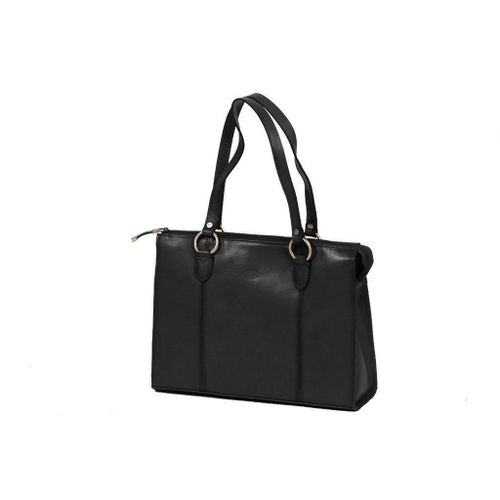 Sac shopping en cuir de Vachette collet K 82132 - Noir