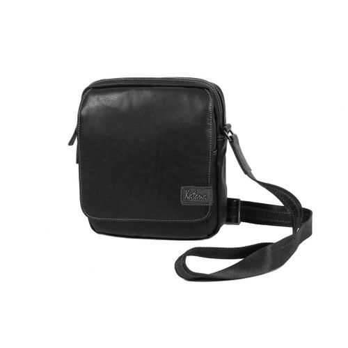 Pochette Katana Cuir de Vachette sauvage K 81663 - Noir
