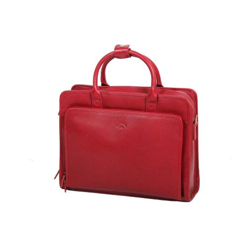 Porte-Ordinateur Katana en Cuir de Vachette gras K 31044 - Rouge