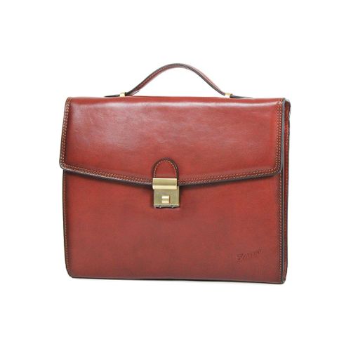 Cartable Katana Cuir de Vachette Collet K 68128 - Marron