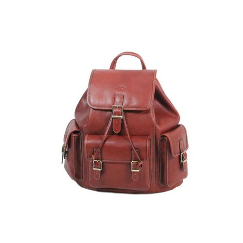 Sac à dos Katana cuir de Vachette gras K 32544 - Marron