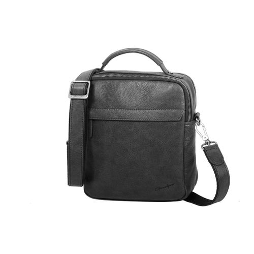 Sacoche portée travers Gérard Hénon Collection Vintage 7111 - Noir