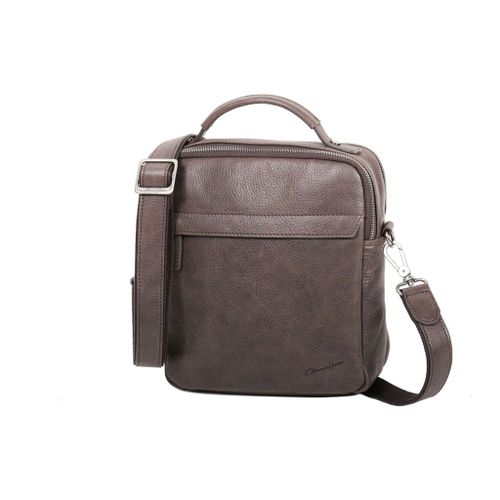Sacoche portée travers Gérard Hénon Collection Vintage 7111 - Chocolat