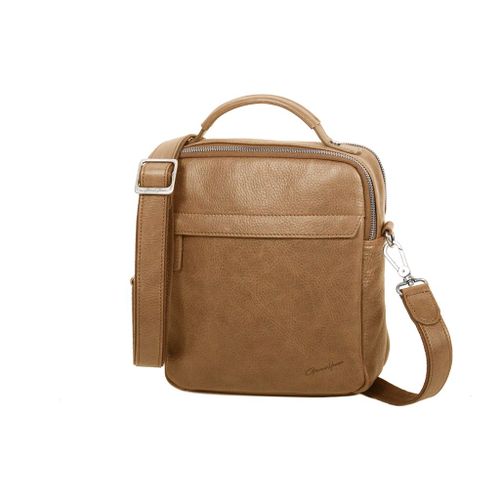 Sacoche portée travers Gérard Hénon Collection Vintage 7111 - Marron clair