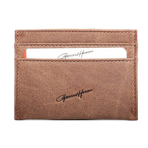 Porte-cartes Gérard Hénon Collection Vintage 33485 - Marron clair
