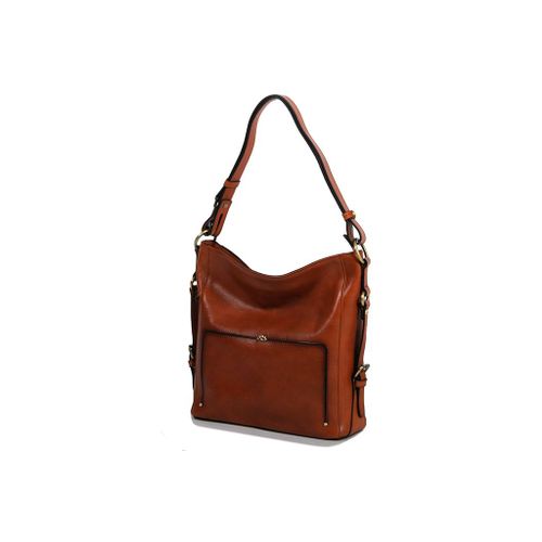 Sac à main Katana en Cuir de Vachette Collet Végétale 66813 - Marron