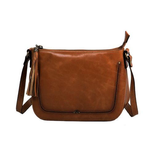 Pochette Katana Cuir de Vachette Collet Végétal 66820 - Marron