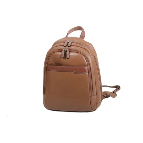 Sac à dos Katana Cuir de Vachette grainé 69308 - Marron clair