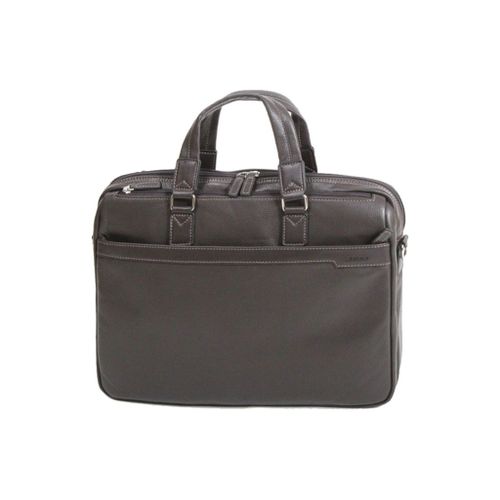 Porte-ordinateur Katana Cuir de Vachette grainé 69355 - Chocolat