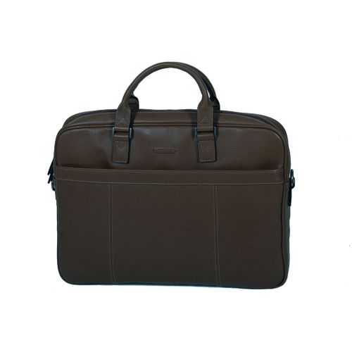 Porte-ordinateur Katana Cuir de Vachette grainé 69356 - Chocolat
