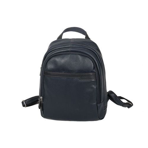 Sac à dos Katana Cuir de Vachette grainé 69308 - Bleu