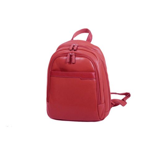 Sac à dos Katana Cuir de Vachette grainé 69308 - Rouge
