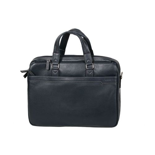 Porte-ordinateur Katana Cuir de Vachette grainé 69355 - Bleu