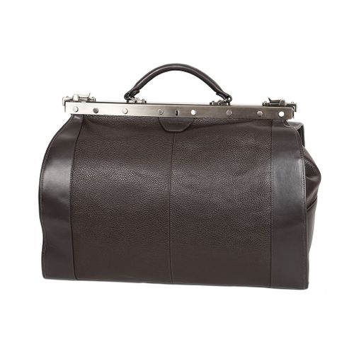 Sac Diligence Katana Cuir de Vachette 83252 - Taille L - Chocolat