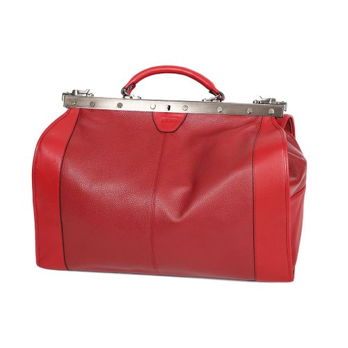 Sac Diligence Katana Cuir de Vachette 83252 - Taille L - Rouge