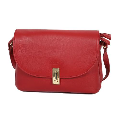 BESACE KATANA CUIR DE VACHETTE SOUPLE 89701 - Rouge