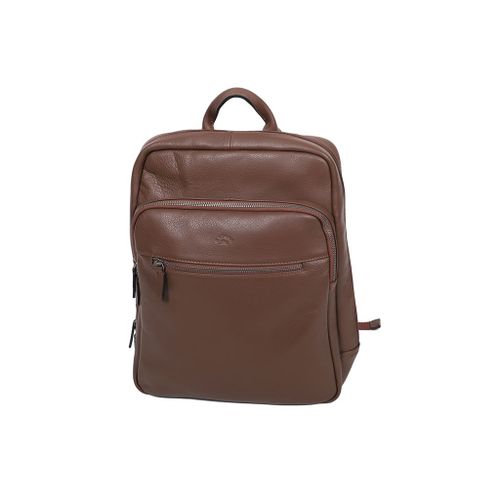 Sac à dos Katana en Cuir de Vachette grainé 89618 - Marron