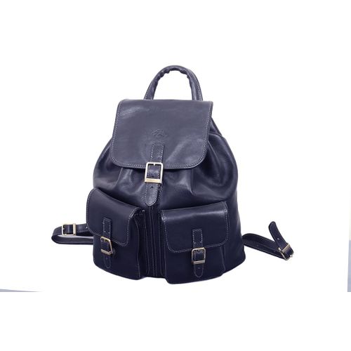 Sac à dos Katana Cuir de Vachette K 32543 - Bleu