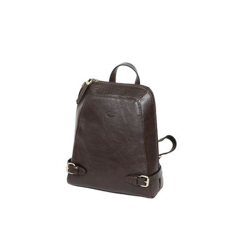 Sac à dos Katana en cuir de Vachette collet K 82358 - Chocolat