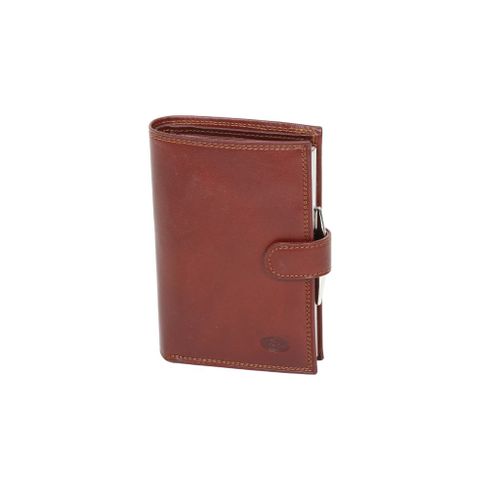 Porte-feuille Femme en Cuir de Vachette Collet Katana K353010 - Marron clair