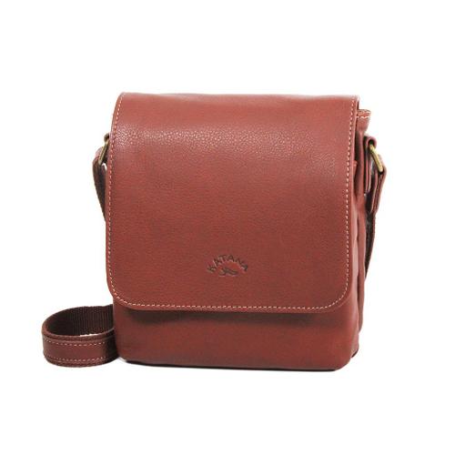 Pochette Katana Cuir de Vachette Sauvage 81215 - Chocolat