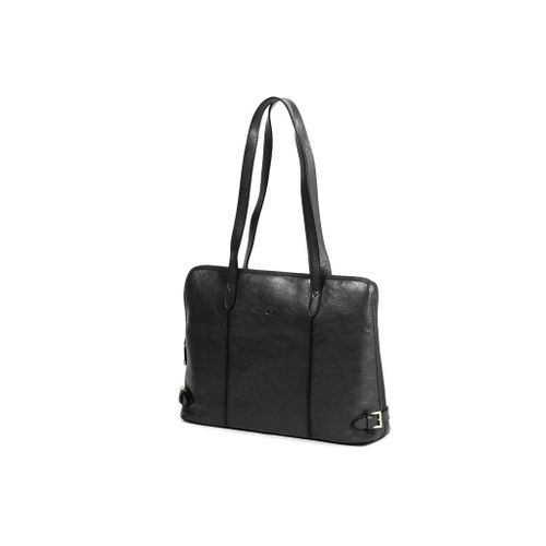 Sac shopping Katana en cuir de Vachette K 82574 - Noir