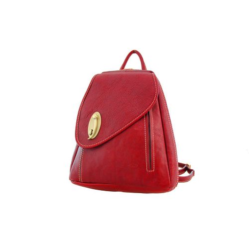Sac à dos Katana cuir de Vachette K 322016 - Rouge