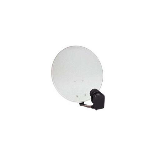 Parabole acier 60cm blanche avec lnb Servimat KL61