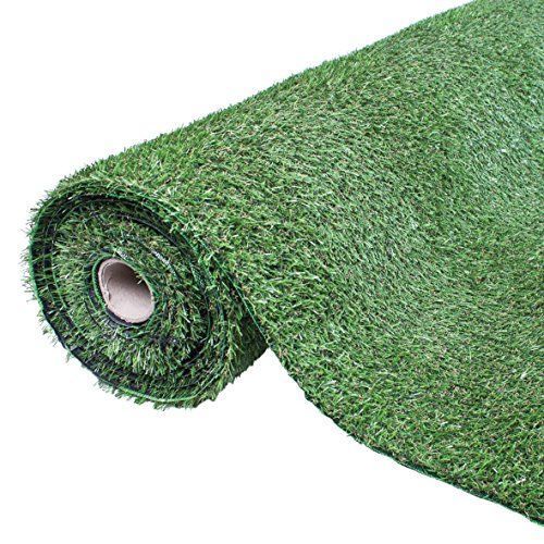 Gardenkraft 26070 Rouleau De Gazon Artificiel Vert 4mx1m 15mm