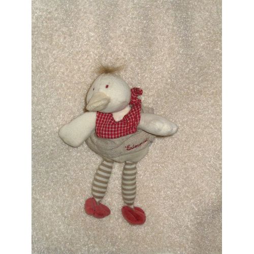Doudou - Hochet Édouard Le Canard - 20 Cm