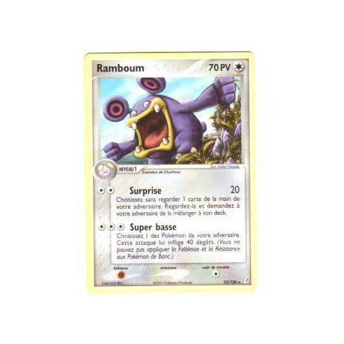 Pokemon - Ex Gardiens De Cristal - Ramboum - 23/100 - 70pv - Rare