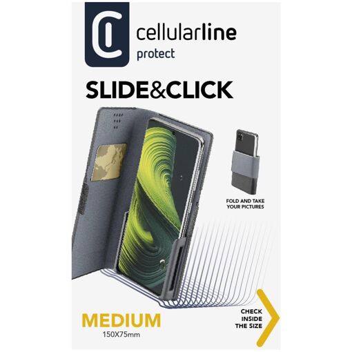 Cellularline Slide & Click - M: (max smartphone size: 75