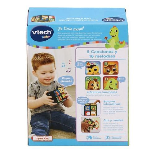 Casse-Tete Vtech - 3480-558422 - Cube Magique Pour Enfant Tourne Et Apprends,