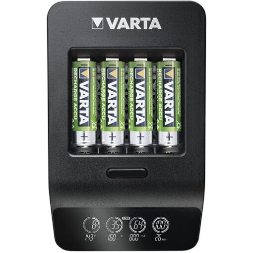 Varta Lcd Smart Charger+ Chargeur De Batterie Pile Domestique Secteur