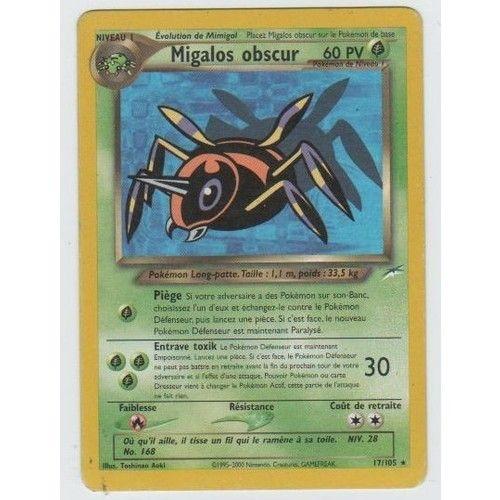 Pokemon - Neo Destiny - Migalos Obscur - 17/105 - 60pv - Rare