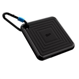 SILICON POWER PC60 - SSD - 2 To - externe (portable) - USB 3.2 Gen 2 - AES 256 bits - noir