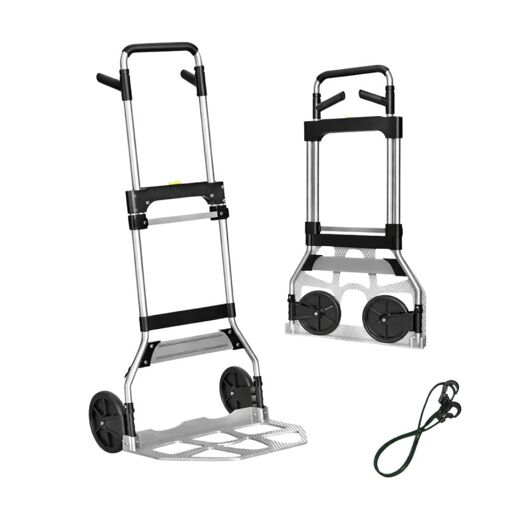 VENTEO | Chariot Pliable en Aluminium | Chariot à Roulettes Charge ...