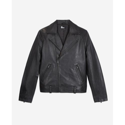 Blouson En Cuir Noir - Xl