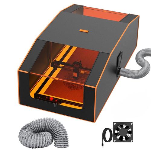 Mecpow FC3 Boîtier de graveur laser surdimensionné 1300 x 730 x 460 mm, ignifuge, avec fenêtre de visualisation et tuyau d'échappement du ventilateur