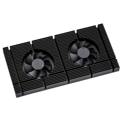 Radiateur De Fond De Panier Gpu Pour Rtx 3090 3080 Série 3070 Carte Graphique Plaque Arrière Mémoire Vram Dissipateur Thermique Ventilateur De Refroidissement Pwm 1mm