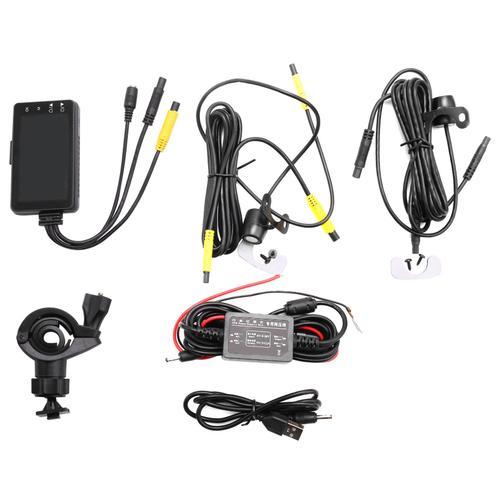 3 Pouces 1080P HD Moto CaméRa DVR Moteur Dash Cam avec Enregistreur ArrièRe SpéCial à Deux Voies Moto éLectronique KY-MT18