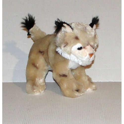Doudou Lynx Chat Sauvage Beige Noir Creations Dani