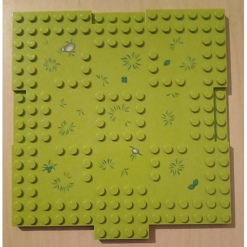Pièce Lego Plaque Modifié 16x16 Lime Vert Prairie Herbe 6057715