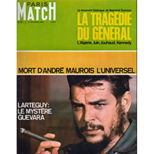 Paris Match N° 967 : Le Mystère Che Guevara, Mireille Mathieu, Johnny Hallyday & Sylvie Vartan 2p, Courèges, Chanel - 21 Octobre 1967