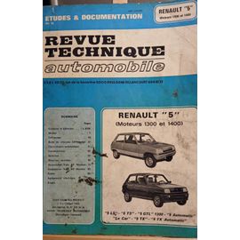 洋書 REVUE TECHNIQUE automobile RENAULT 5 1300 et 1400 cm3